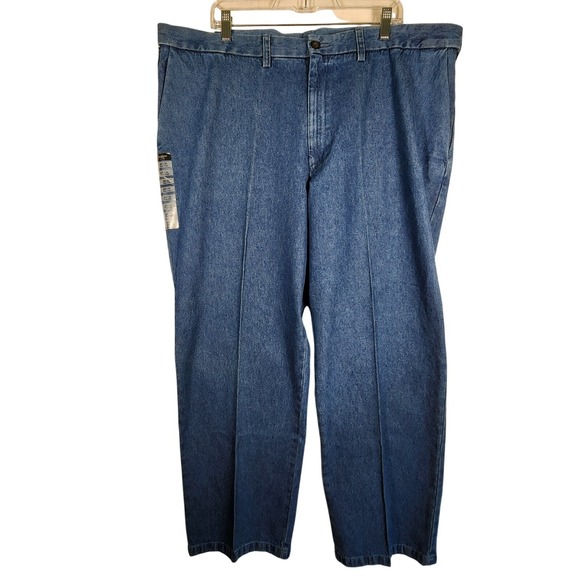 Haggar Other - Haggar NWT Men 44x30 Work to Weekend Classic Blue Jeans Dadcore Comfort Relaxed